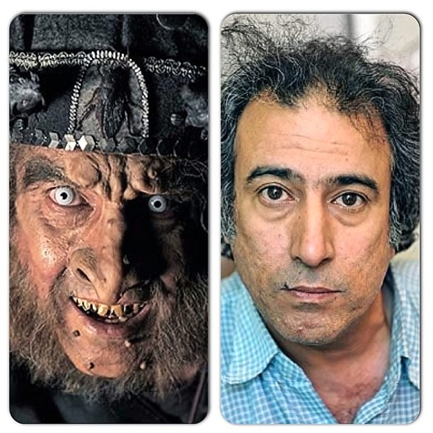 Before and after make-up