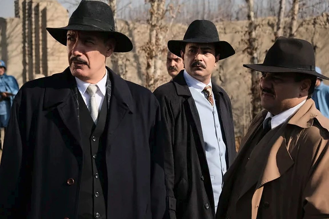 A scene from a period piece